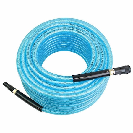Interstate Pneumatics 3/8 Inch 100 ft Light Blue Polyurethane Hose Kit HU16-100A64